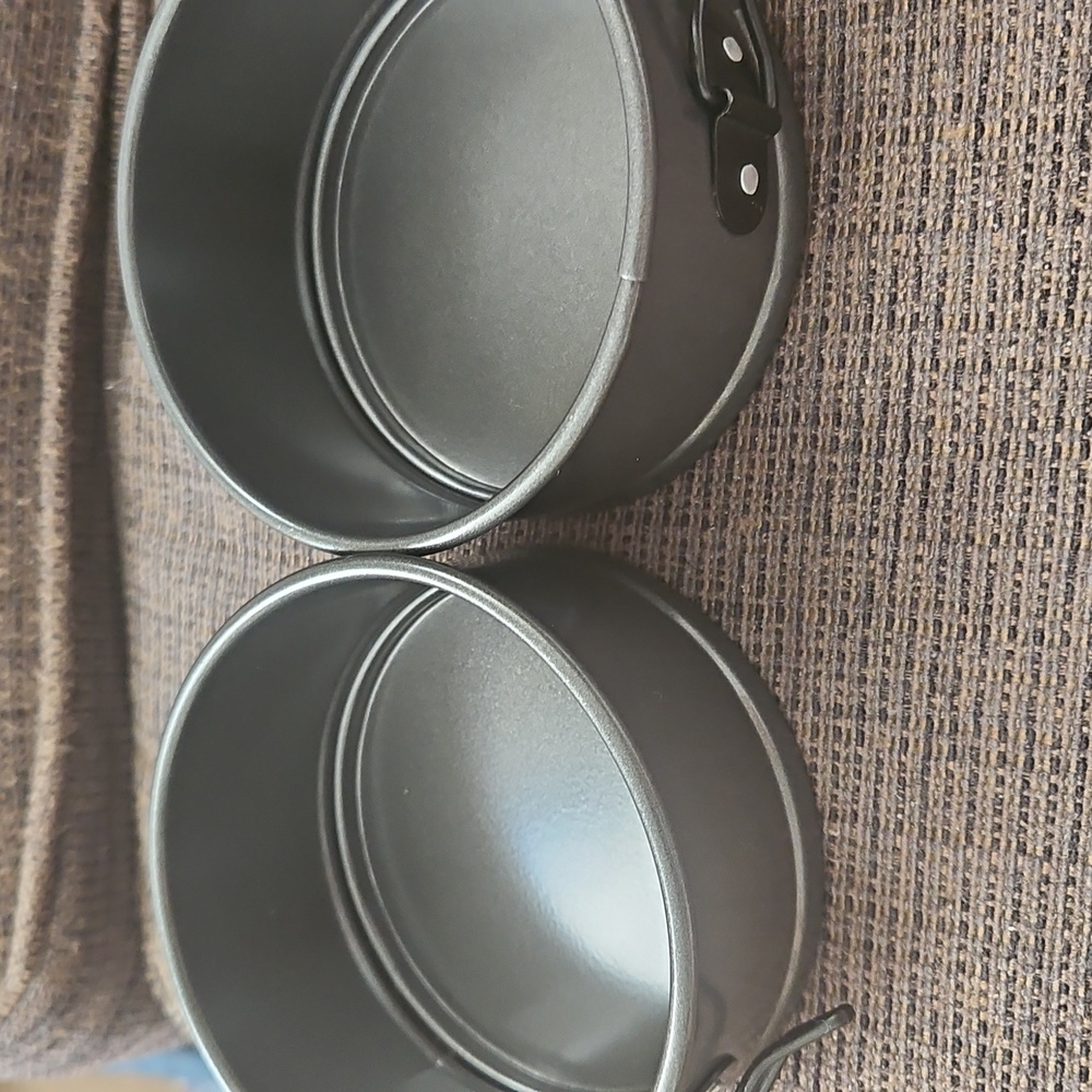 Pair Of Nonstick Mini Springform Round Cake Pans